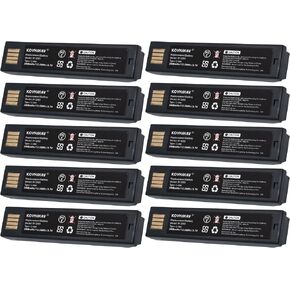 (10 Pack) Updated Scanner bat-scn01 Battery for Voyager 1202 3820 Granit 1911I 3820I 4820 and 4820I Cordless Scanners