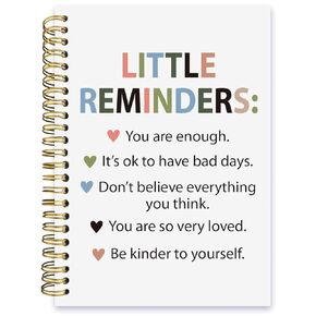 Isanou Little Relkenders Noteboors ، Inspirational Lined Notebook Notebcover ، دفتر ملاحظات يحكمه الكلية ، دفتر مجلة School Journal للعمل ، 5.5 × 8.3 بوصة 80 ، هدايا الحب الذاتي للنساء في سن المراهقة فتاة