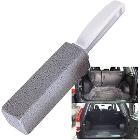 Pet Hair Remover Professional Automotive Auto Detail Brush & Carpet Seat Furniture Upholstery Hair Removal, Natural Lava Pumice Brush Tool. Cat, Dog Hair Fur Remover
