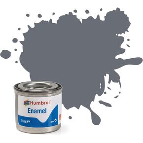Humbrol AA0059 5 Dark Admiralty Gray Gloss - 14 مل من علب الطلاء المينا
