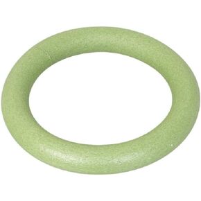 A&T Designs 10 inch Green Foam Floral Ring for Floral Wreath Making - DIY Crafting Centerpieces Circle Form Shape