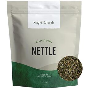 MagJo Naturals Nettle Leaf Tea, 1lb (16Oz) Cut and Sifted: Bulk European Stinging Nettle (Urtica Dioica),