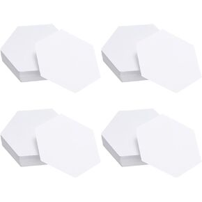 Harfington 400 Count Count Hexagon Paper Paper Paper for kilting ، قالب تفكيك الورق الإنجليزي مقاس 2 بوصة ، قطع الورق الأساسية لوازم الخرق لخياطة خياطة DIY Craft