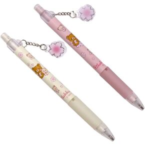 2pcs لطيف kawaii sakura قلم رصاص الكرتون الكرتون الدب قلم رصاص ميكانيكي 0.5 مم/0.7 مم أقلام الرصاص الأدوات الأداة مدرسة الصحافة قلم أقلام ميكانيكية عشوائية