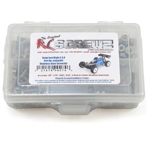 مجموعة برغي الفولاذ المقاوم للصدأ RC Screwz: Losi 8ight-E 3.0 Buggy ، RCZLOS074