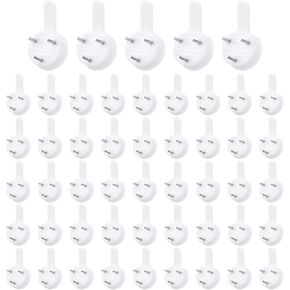 50 PCS Non-Mark Hook Plastic Non-Trace Wall Picture Hooks Hardwall Hanger Photo Frame Traceless Hook Invisible Concrete Nail Hard Wall Hook for Concrete Wall, Hardwall and Drywall