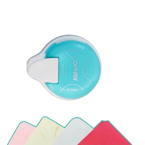 4-in-1 Multi-Functional Corner Rounder Punch: Cuts R4, R7, R10 & Creates Inner Fillets – Perfect for DIY Projects, Photos, Cards, Laminated Films, and Scrapbooking (White)