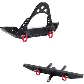 inbora rc المصد الأمامي ومصد الخلفي لـ 1:10 TRX4 RC Crawler AXIAL SCX10 III AXI03007 (Black)