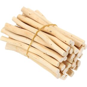 Patikil 36 PCS 10cm Log Log Sticks ، عصي الحرف الخشبية الطبيعية ، عصي الخشب المجففة ، فروع خشبية للديكور الدعائم DIY Carfs Decor Decor