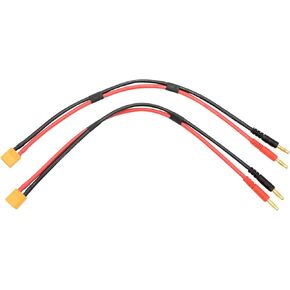 Apex RC Products XT60 CONNECTOR PLACE -> 4MM BANANA PLUTS CARBAY CABLE CABLE CABLE CABLE - 2 Pack 1415