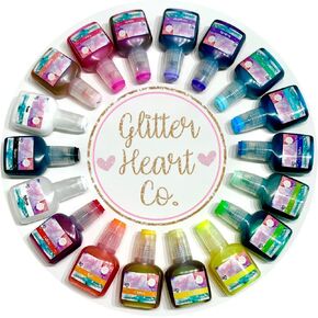 Shimmer Glitter Alcohol Ink Set | Glitter Alcohol Ink | Crafting | DIY | Painting