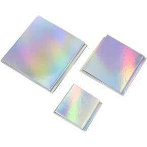 150pcs 9 * 9 Inch Square Iridescent Gift Tissue Paper Sheets, Iridescent Candy Wrapping Paper Sheets Canday Wrappers for Caramels Floral, Gift Wrapping Supplies