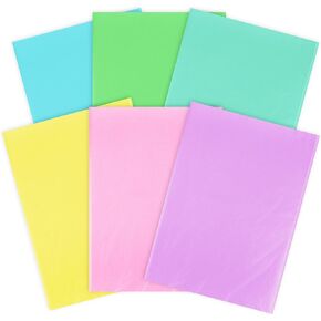 60 Sheets Spring Easter Tissue Paper, 20x14 Inches Pastel Color Wrapping Tissue Paper for Spring Easter Wedding Party Gift Supplies