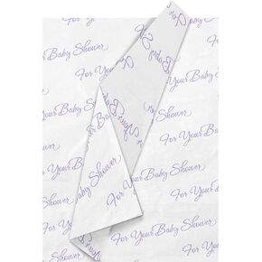 تحيات مصممة GlitterWrap ورقة أنسجة استحمام الطفل ، "من أجل دش طفلك" (30 ورقة لكل عبوة ، 20 "× 26" ، 18 قدم مربع.)