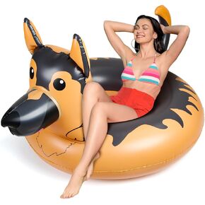 Silph PLC Pool Float ، حلقة سباحة قابلة للنفخ مع حامل كوب للحفلات ولعب البلياردو للبالغين/الأطفال الاسترخاء وحوض حمام السباحة لحارس الإنقاذ