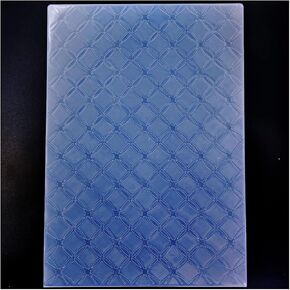 Kwan Crafts A4 Size Net Grid Plastic Embossing Folders for Card Making Scrapbooking and Other Paper Crafts 3040243