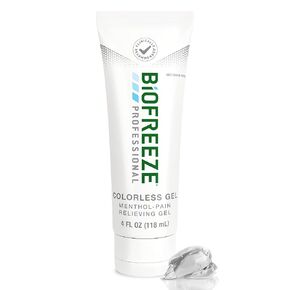Biofreeze Professional Menthol Gel Colorless Gel 4 FL OZ Tube Associated With Sore Muscles, Arthritis, Simple Backaches, And Joint Pain (Packaging May Vary)
