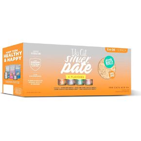 Tiki Cat Silver Pate Cat Food ، حزمة متنوعة ، 2.4 أوقية. Can (12 عدد)
