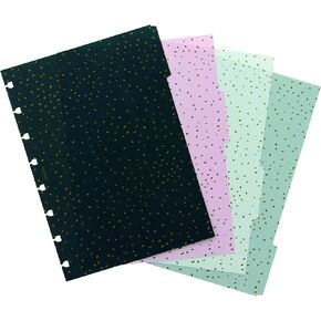 Filofax Refillable Notebook Accessory, A5 Size, Confetti Collection, Dividers with Tabs, Set of Four (B142123)
