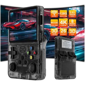 R36S Retro Handheld Game Console ، شاشة IPS OCA HD MIPI 3.5 بوصة ، نظام Linux مفتوح المصدر و 1500 لعبة ، وحدة ألعاب فيديو محمولة تبلغ 128 جيجا بايت.