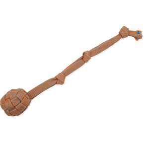 منتجات Mammoth Pet Products 43725404: كرة حزامية أخرى خيطية مع لعبة الكلب المقبض ، 24in