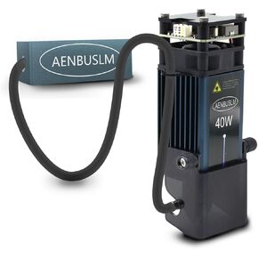 وحدة ليزر AENBUSLM 40W مع AIR ASSIT لآلة قاطع الليزر وآلة نقاش الليزر ، 55W (5500MW) طاقة الإخراج ، بنيت في FAC ، فائق الصبغة CNC CNC CROVER MASTER - CLASS 4