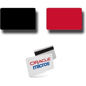 75 Micros POS Server بطاقات التمرير - 25 بطاقة سوداء ، 25 بطاقة حمراء ، و 25 بطاقة بيضاء