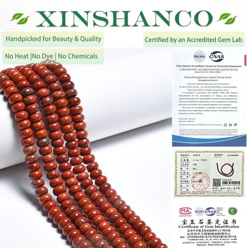 100% Natural Tiger Eye Rondelle Beads 5×8mm – Approx. 78 Pcs per 15" Strand – Genuine Golden-Brown Stone Beads for Jewelry Making – Free DIY Kit Included in Saudi Arabia