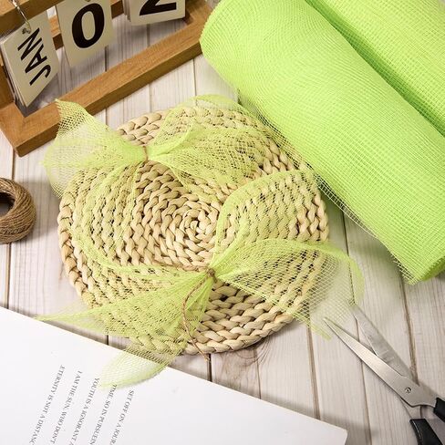 cabodyals 2 لفات 20 ياردة شبكة شبكة الأزهار الورق Jacquard Openwork صفراء زهرة التغليف Netting Floring Supplies لفة الورق لرفوف الزفاف الزهور الطازجة باقة فالنتين in Kuwait