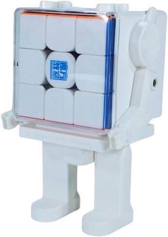 Willking MoYu RS3M V5 Ball CORE UV with MoYu’s New Robot Cube Stand Moyu rs3 m UV Coated Flagship 3x3 V5 UV Coated Glossy Surface 2023 Flagship 3x3 Magnetic Speed Cube in Kuwait