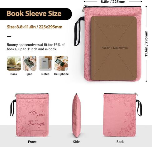 You are Smart Sunflower Decor Book Cover Encourage Gifts for Reader Book Lovers Teachers Students Women Men Lady Girls with Zipper & Handle Birthday Reading Day Gifts Book Sleeve in Kuwait