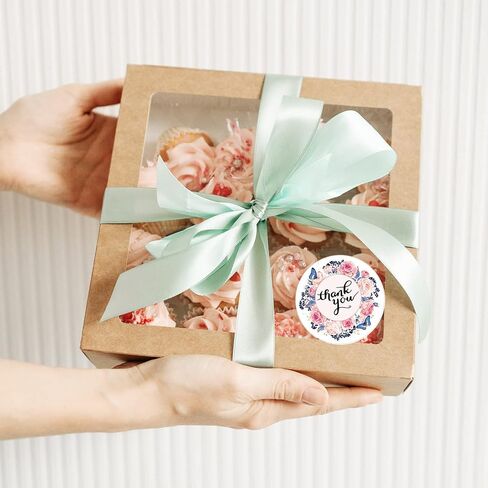 Thank You Stickers in 36 Designs, 2500 Pcs 1 Inch Thank You Stickers Labels for Envelopes, Bubble Mailers and Gift Bags Packaging for Small Business (Floral Style) in Saudi Arabia