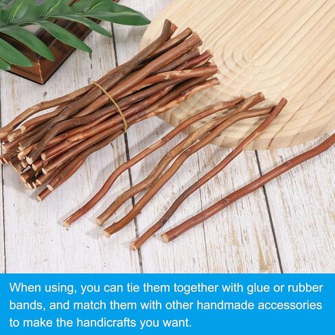 PATIKIL 36 Pcs 10cm Wood Log Sticks, Natural Wood Craft Sticks, Dried Wood Sticks Wooden Branches for DIY Crafts Accessory Decor Photo Props, Wood Color in Kuwait