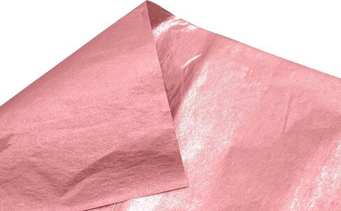 Made in USA 50-Sheet One-Sided Metallic Gift Tissue Paper Pack, 20" X 30" (Gold) in Saudi Arabia