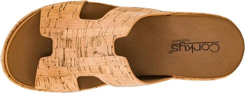 Corkys Footwear Women's Pucker Up EVA Foam Platform Slip On 2.50 Inch Wedge Light Weight Cushioned Memory Foam Insole Peep Toe Casual Dressy Trendy Sandals for Women in Saudi Arabia
