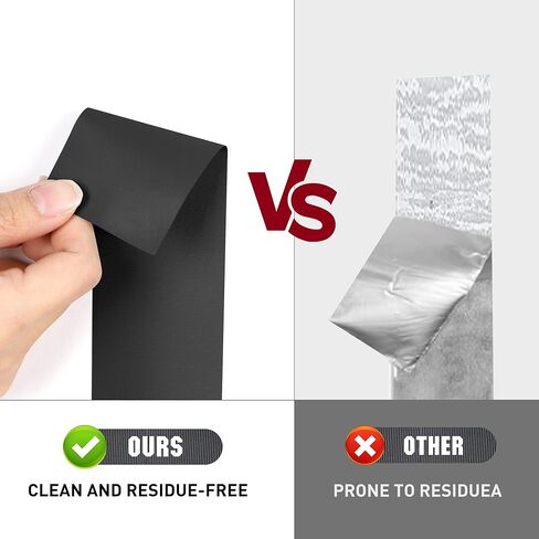 Duct Tape, Heavy Duty PVC Easy Tear Tape, Strong Adhesive Waterproof Duct Tape for Indoor Outdoor Repairs, 2 in x 36 Yard, Black, 1 Roll in Kuwait