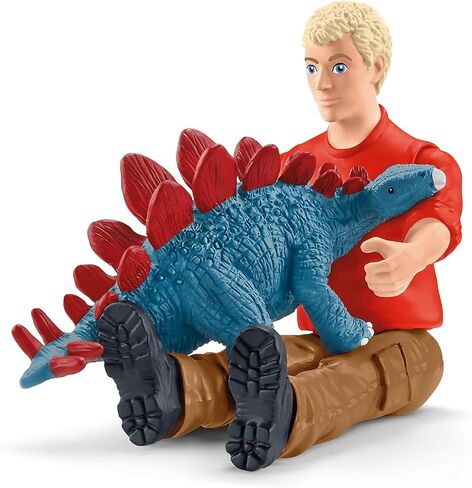 Schleich Dinosaurs, Dinosaur Toys for Kids, Tyrannosaurus Rex Attack 5-Piece Dino Set with T-Rex Toy, Ages 4+ in Saudi Arabia