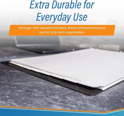 11x17 White 8 Tabbed Dividers Extra Long (16 per Package) with Holes in Saudi Arabia