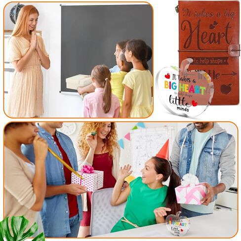 2 PCS Class of 2025 Teacher Education Gifts CHESS CHEST CHEST 1 Acrylic Apple Sign 1 Process Notebook Retro Diary Write Notepad XMAS Traduation Teachers Education Day Retirement (Style 3) in Kuwait