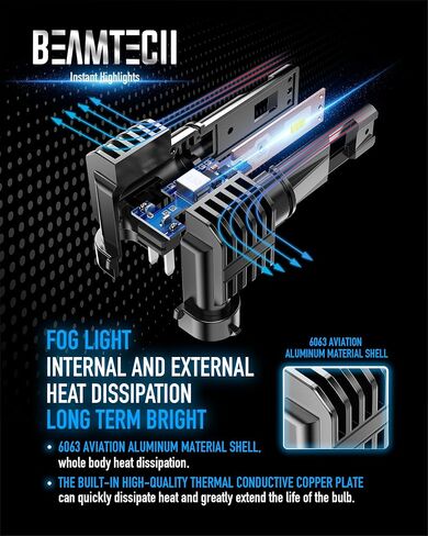 BEAMTECH 9007 Bulb HB5 Fog Light or Atvs in Kuwait