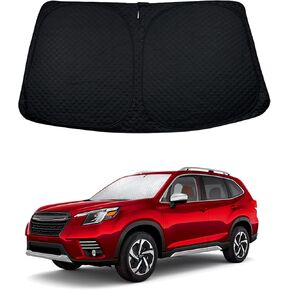 BESTVIEW Front Windshield Sun Shade Compatible with Subaru Outback 2015 2016 2017 2018 2019, Foldable Reflective Sunshade for Car Front Window, 3 Layers 210T Material in Kuwait