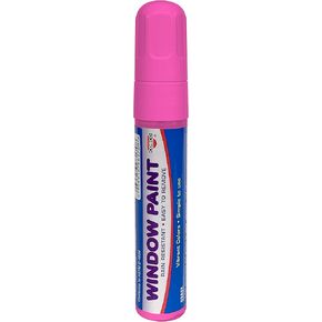 علامة الطلاء Cosco® Window ، Pink 9/16 "Tip Chisel (098176)