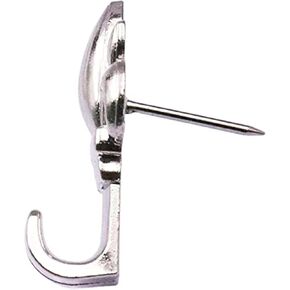 Pack of 20 Zinc Alloy Flower Shape Push Pin Hangers Hook Pin Wall Hooks (Bronze)
