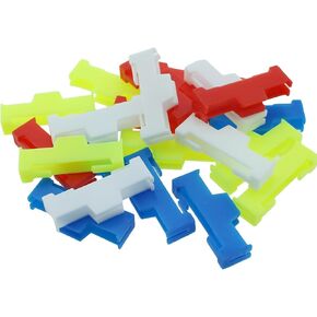 Taodan 20pcs 30x12x6mm 4 ألوان نايلون مؤازرة كابل القفل كبل امتداد كابل آمنة