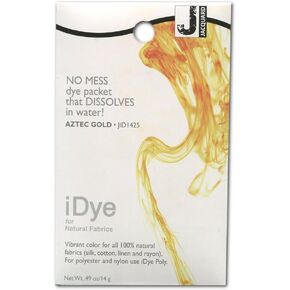 Jacquard Idye Natural Fabric: Aztec Gold