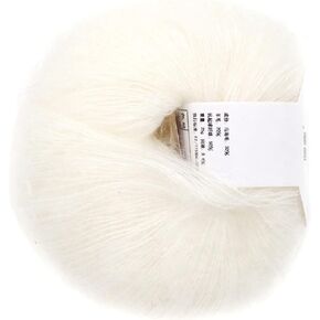 خيوط Mohair ، 26 جم / لفة غزل Angora المستخدمة لنسيج الأوشحة ، شالات ، سترات ، القبعات ، الأحذية ، وسائد المقعد والحرف (01 أبيض)