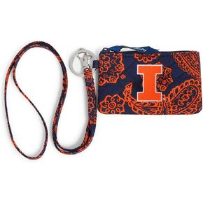 Vera Bradley Cotton Zip Id Lanyard