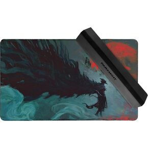 The Raven's Nightmare (Sitched) و Matshield - MTG Playmat من Anato Finnstark ، Bloodborne - متوافق مع Magic the Gathering Playmat - Play Play Original Play Mat Designs
