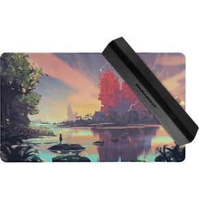 Chihiro (Sitched) و Matshield Bundle - Anime Fantasy Playmat - متوافق مع Spirited Away و Magic the Gathering Playmat - Play Play الأصلي Mat Art Designs and Accessories
