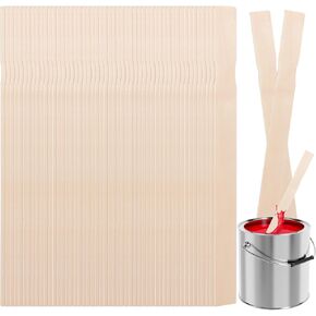LANIAKEA 200 Pcs Paint Stir Sticks 9 inch Wooden Paint Stir Stick for Mixing, Paint Stirring Sticks for DIY Craft Paint Stirrers Sticks Garden Markers